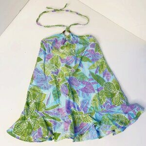 Cherokee Floral Print Halter Dress